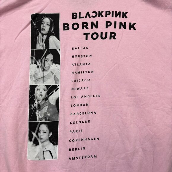 BlackPink Born Pink Tour K-Pop Girl Band Crewneck Sweater 2X - Picture 2 of 4